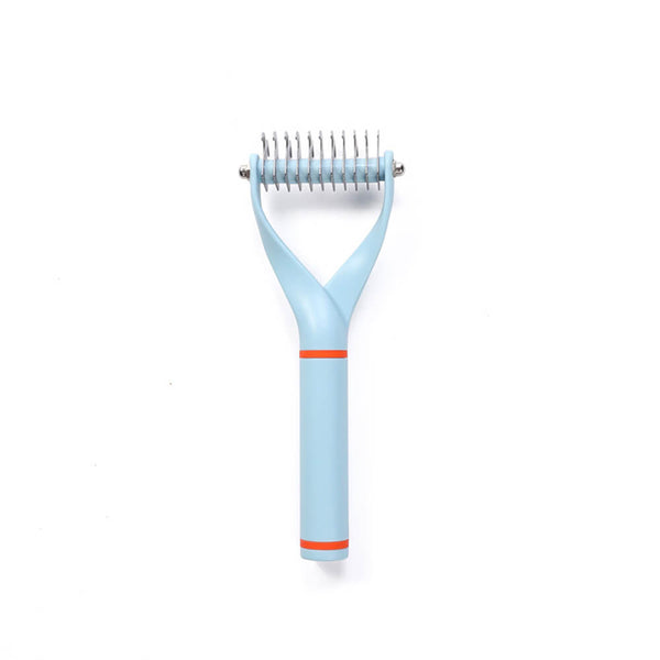 Pet Safe Dematting Comb Rake - Double Sided Blades - FUNNYFUZZY