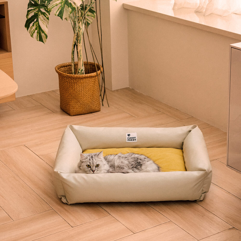 Leathaire Waterproof Cozy Pet Dog Bed